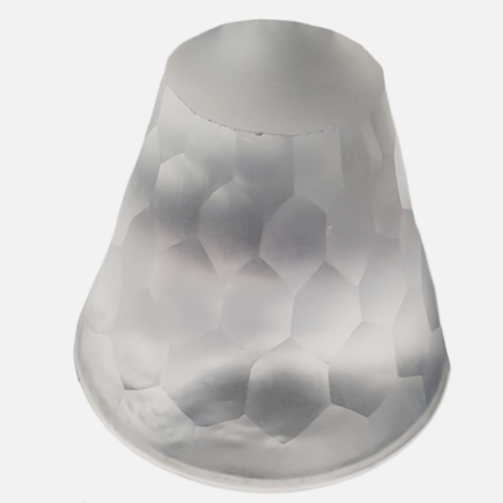 Y2K Handblown Satin Etched Paperweight